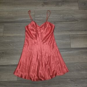 Elegant Satin Pink Chemise